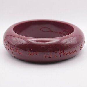 Oscar de la Renta Red Statement Bracelet